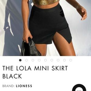 Size 4 Black Princess Polly Lola Mini Skirt